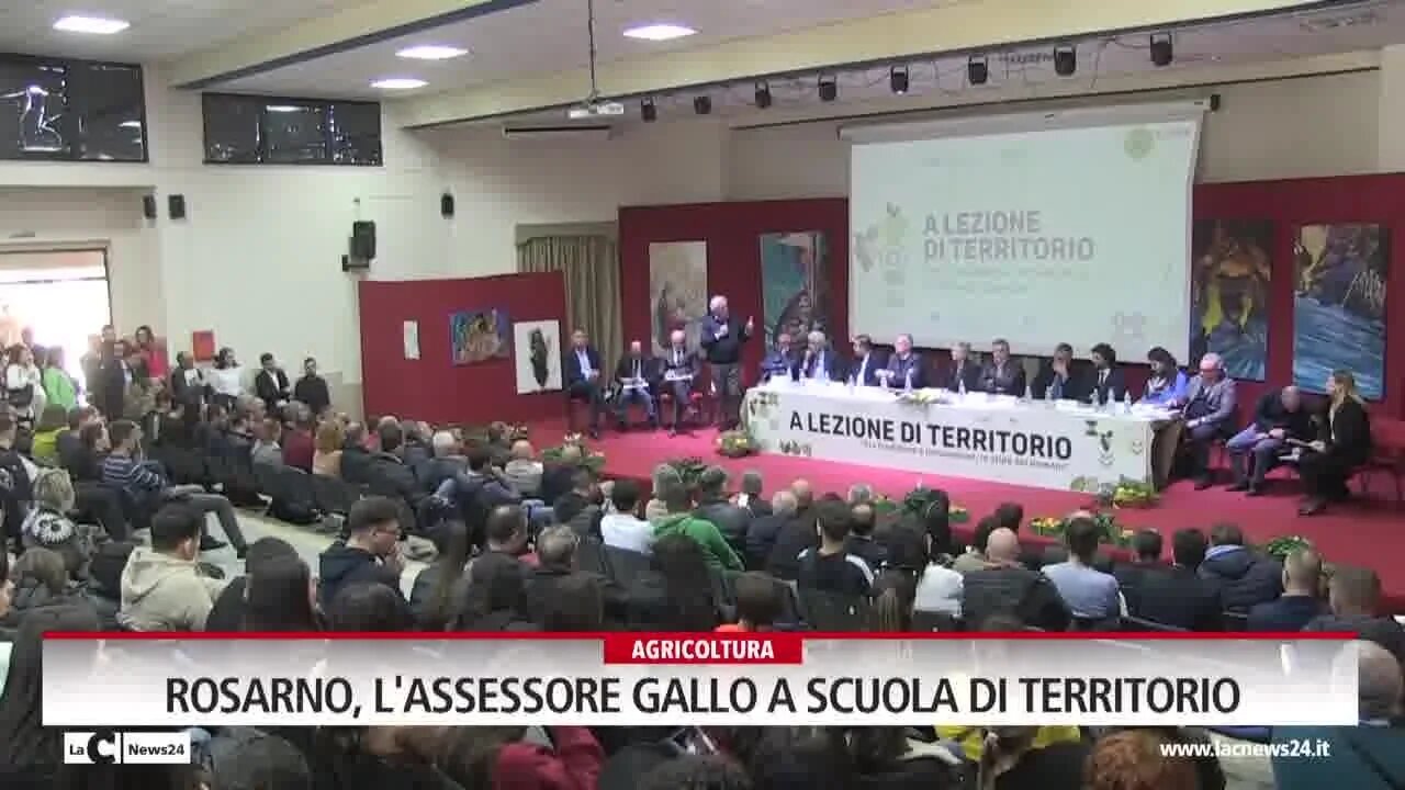 Rosarno, l'assessore Gallo a scuola di territorio