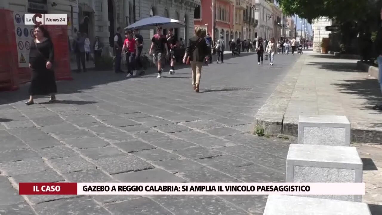 Gazebo a Reggio Calabria: si amplia il vincolo paesaggistico