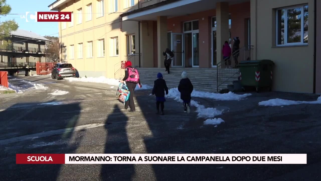 Mormanno: torna a suonare la campanella dopo due mesi