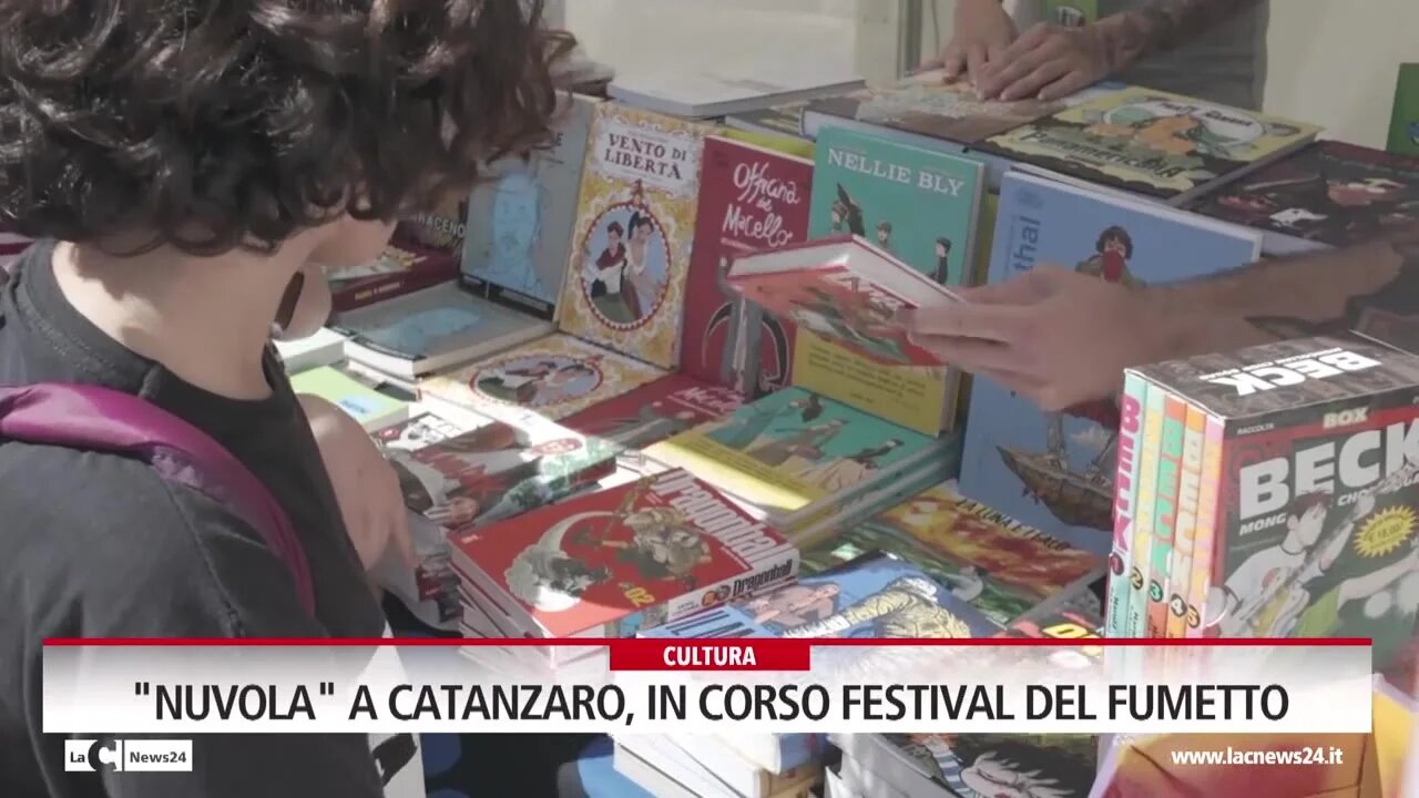 Nuvola a Catanzaro, in corso Festival del Fumetto