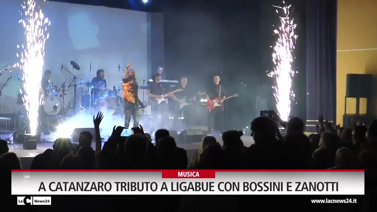 Catanzaro, al teatro comunale tributo a Ligabue con Zanotti e Bossini