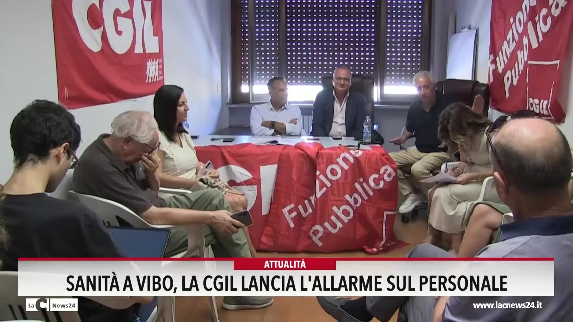 Sanità Vibo, la Cgil fa la voce grossa sulla mancanza di personale e promette «iniziative forti» ma per ora chiede il solito “tavolo” - VIDEO