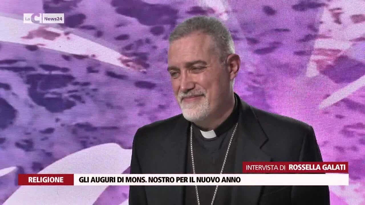 Gli auguri di monsignor Nostro per il nuovo anno