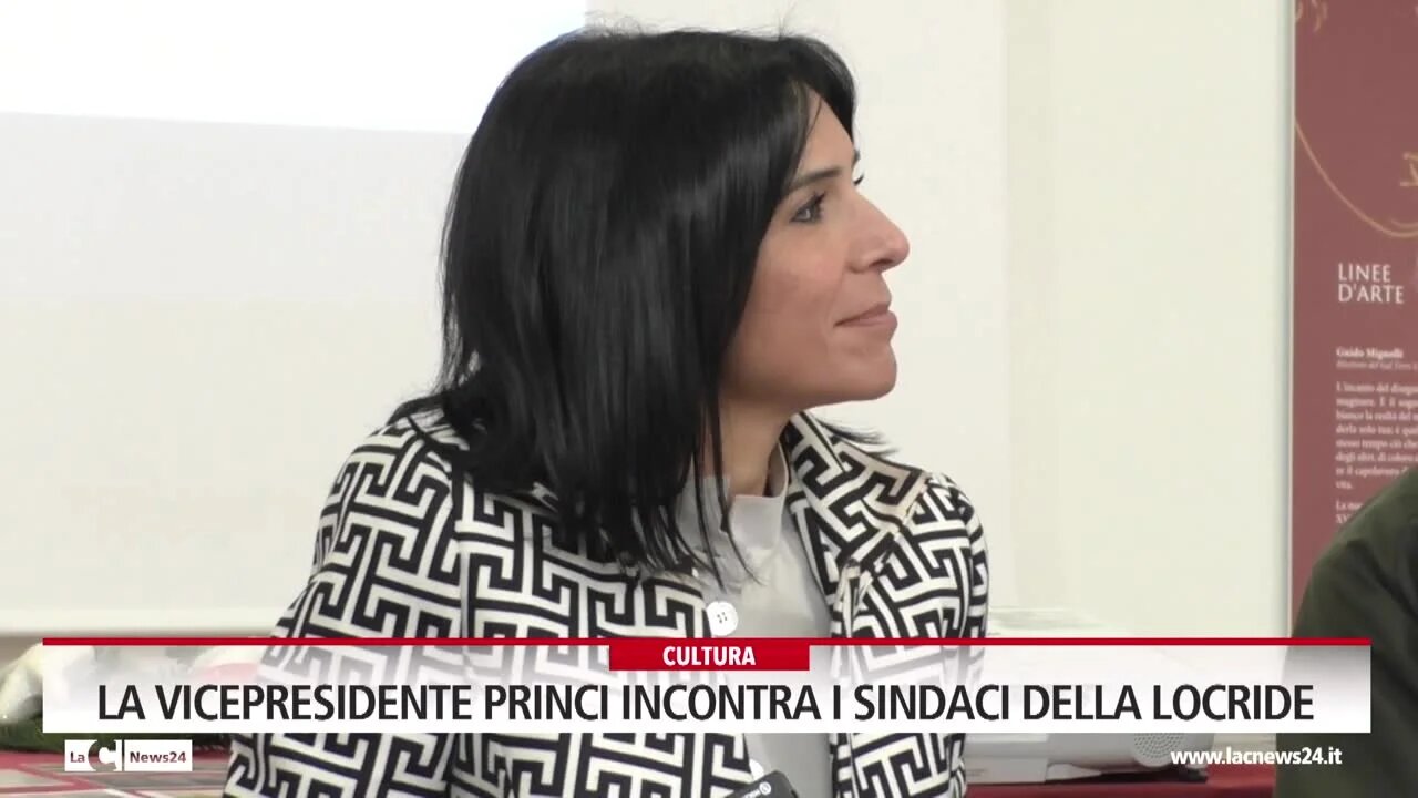 La vicepresidente Princi incontra i sindaci della locride