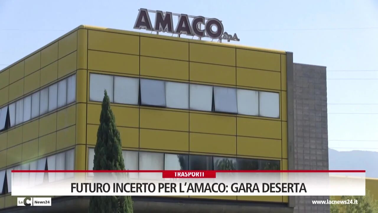 Futuro incerto per l’Amaco: gara deserta