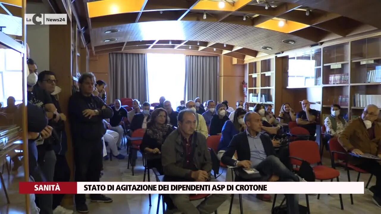 Stato di agitazione dei dipendenti Asp di Crotone