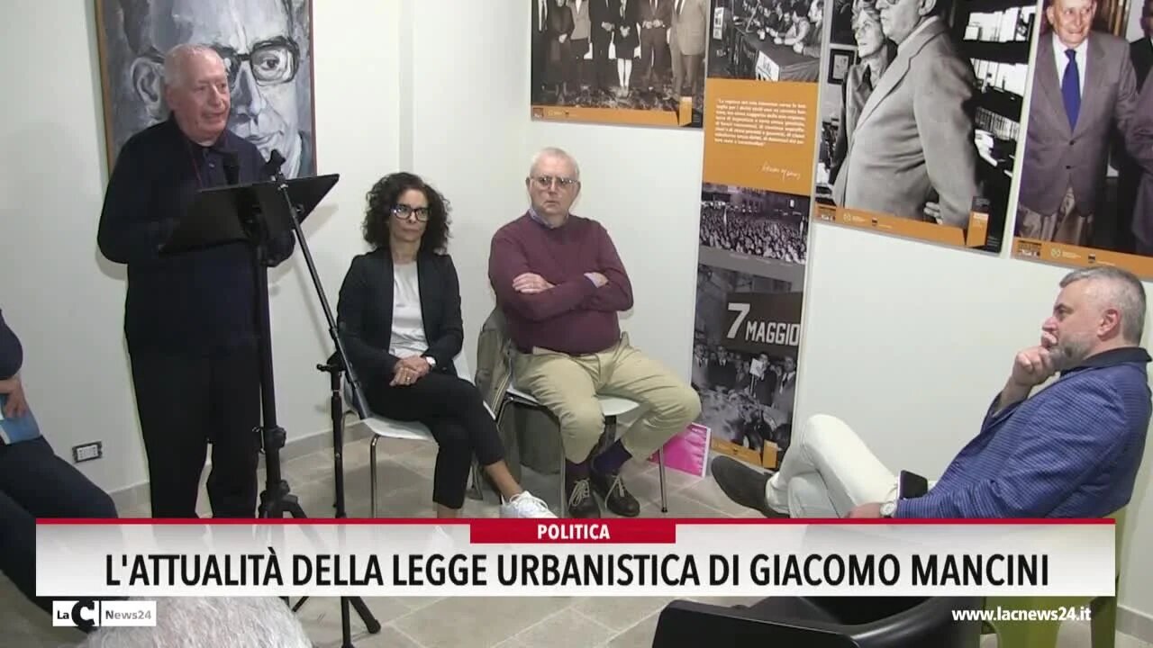 L'attualità della legge urbanistica di Giacomo Mancini