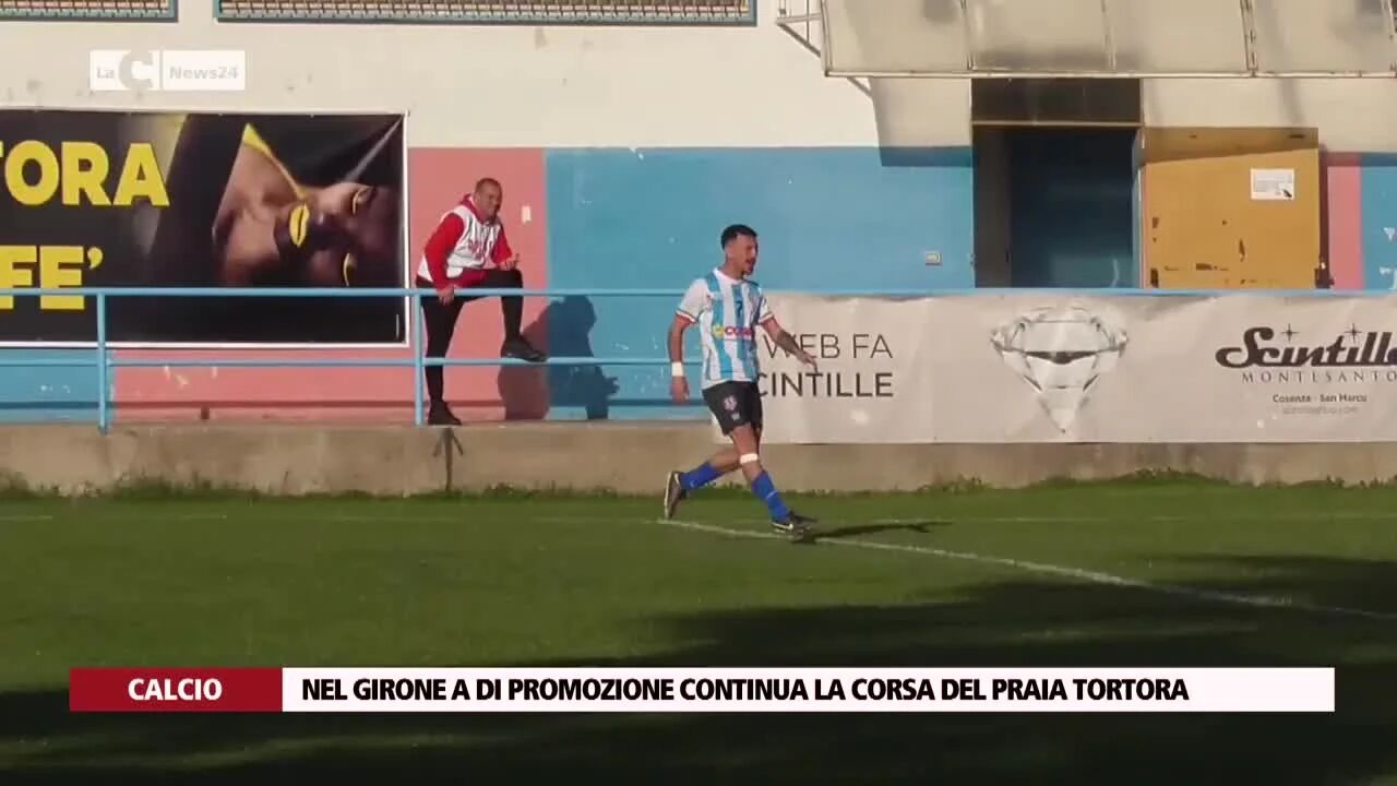 Nel girone A di Promozione continua la corsa del Praia Tortora