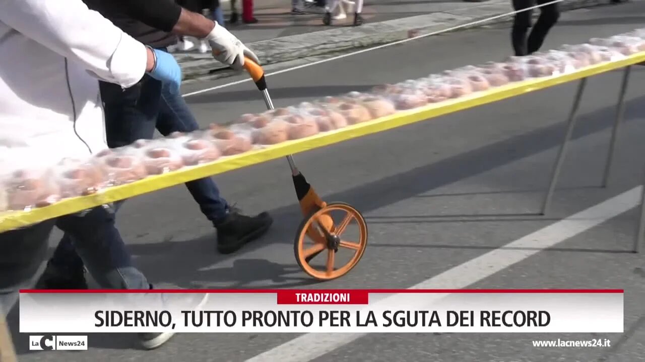 Siderno, tutto pronto per la sguta dei record