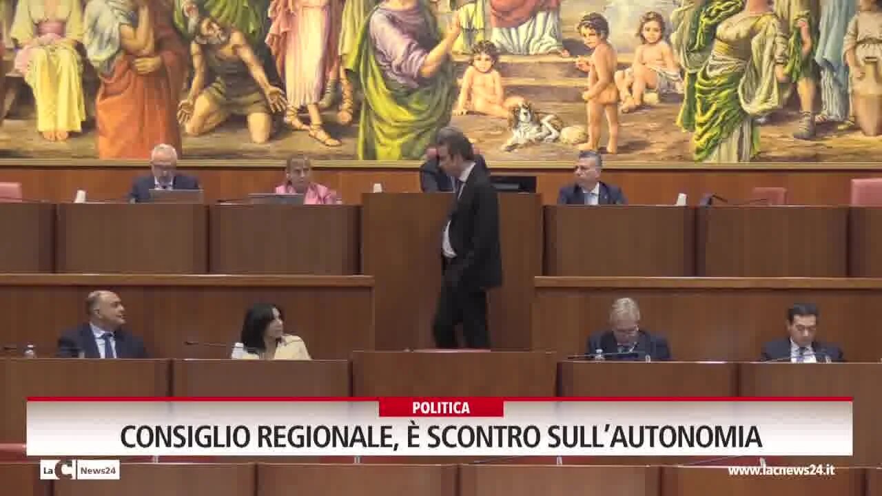 Consiglio regionale, è scontro sull’autonomia