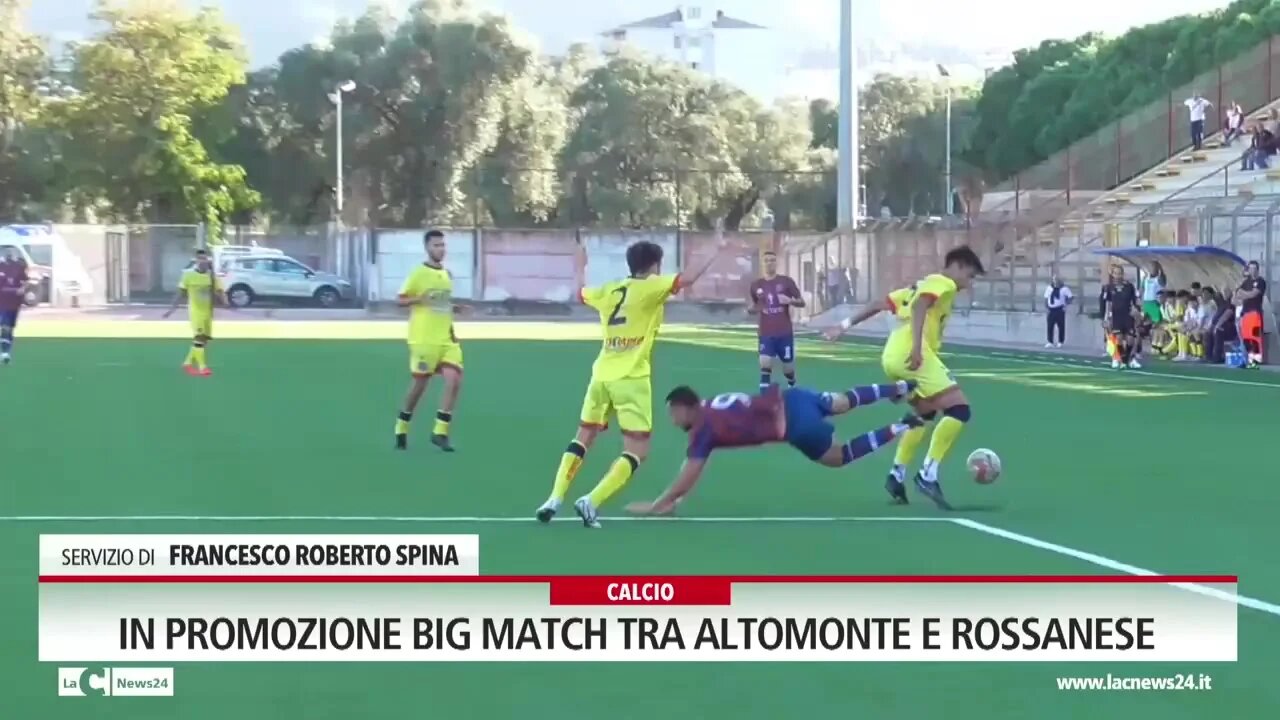 In promozione big match tra Altomonte e Rossanese