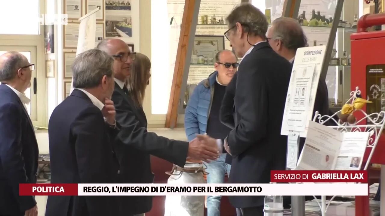 Reggio, l'impegno di D'Eramo per il bergamotto