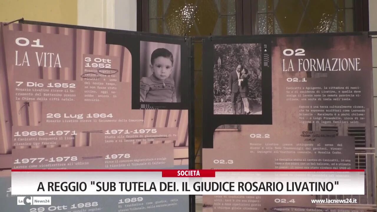 A Reggio "sub tutela dei. il giudice rosario Livatino"