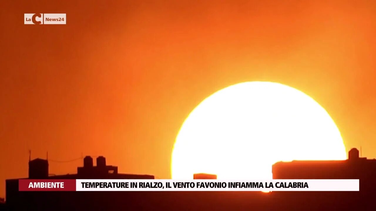 Temperature in rialzo, il vento favonio infiamma la Calabria