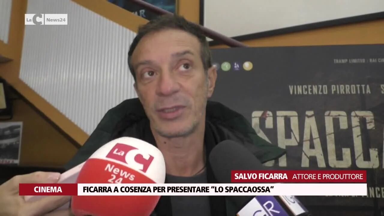 Ficarra a Cosenza per presentare “Lo Spaccaossa”
