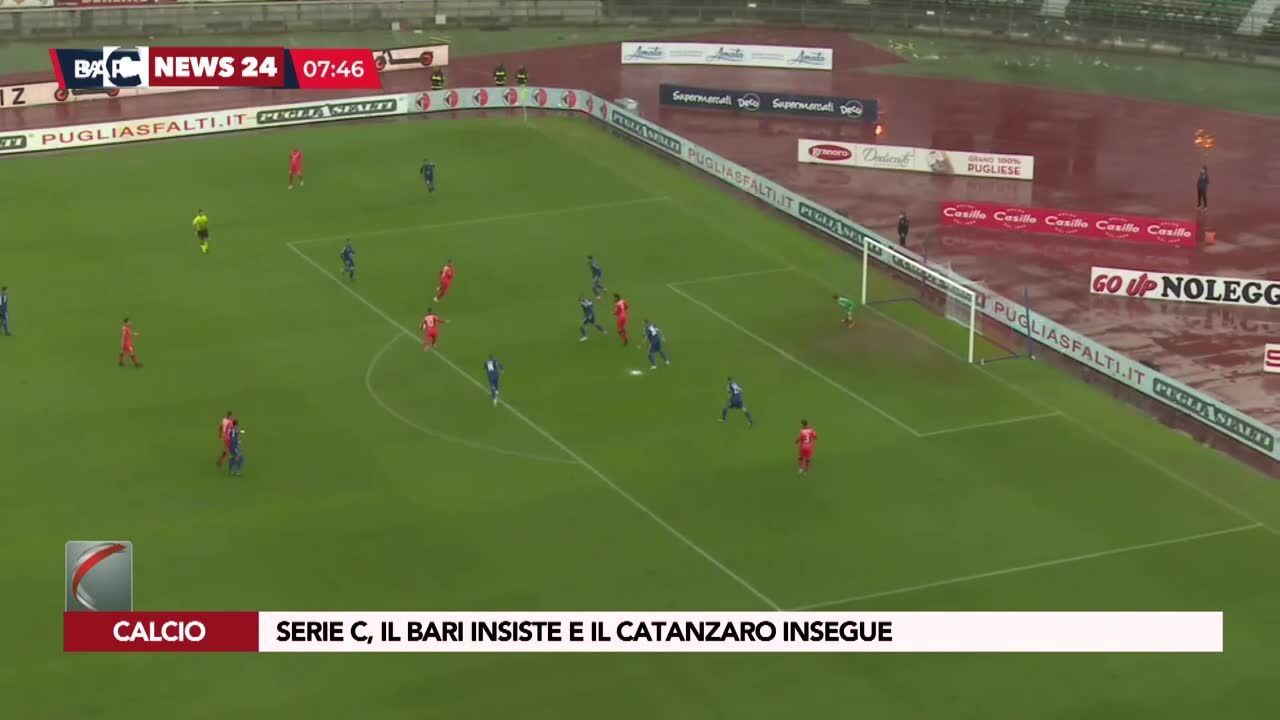 Serie C, il Bari insiste e il Catanzaro insegue