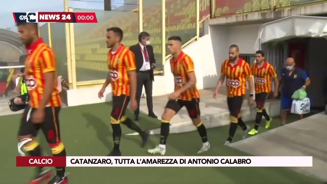 Catanzaro, tutta l’amarezza di Antonio Calabro