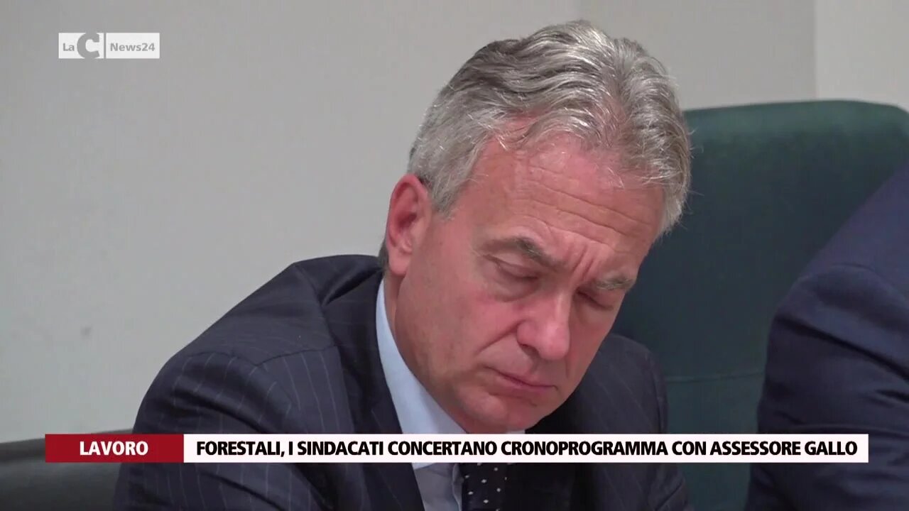 Forestali, i sindacati concertano cronoprogramma con assessore Gallo