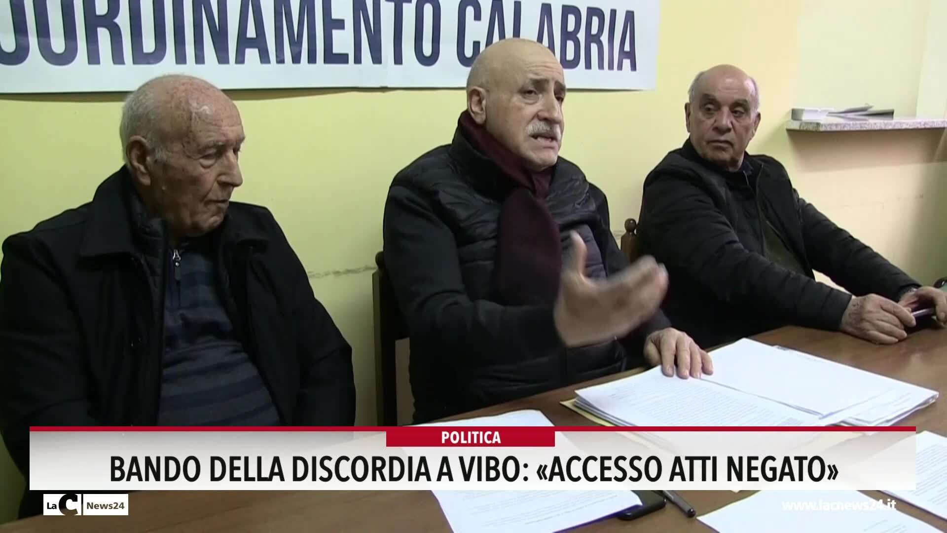 Bando della discordia a Vibo  accesso atti negato