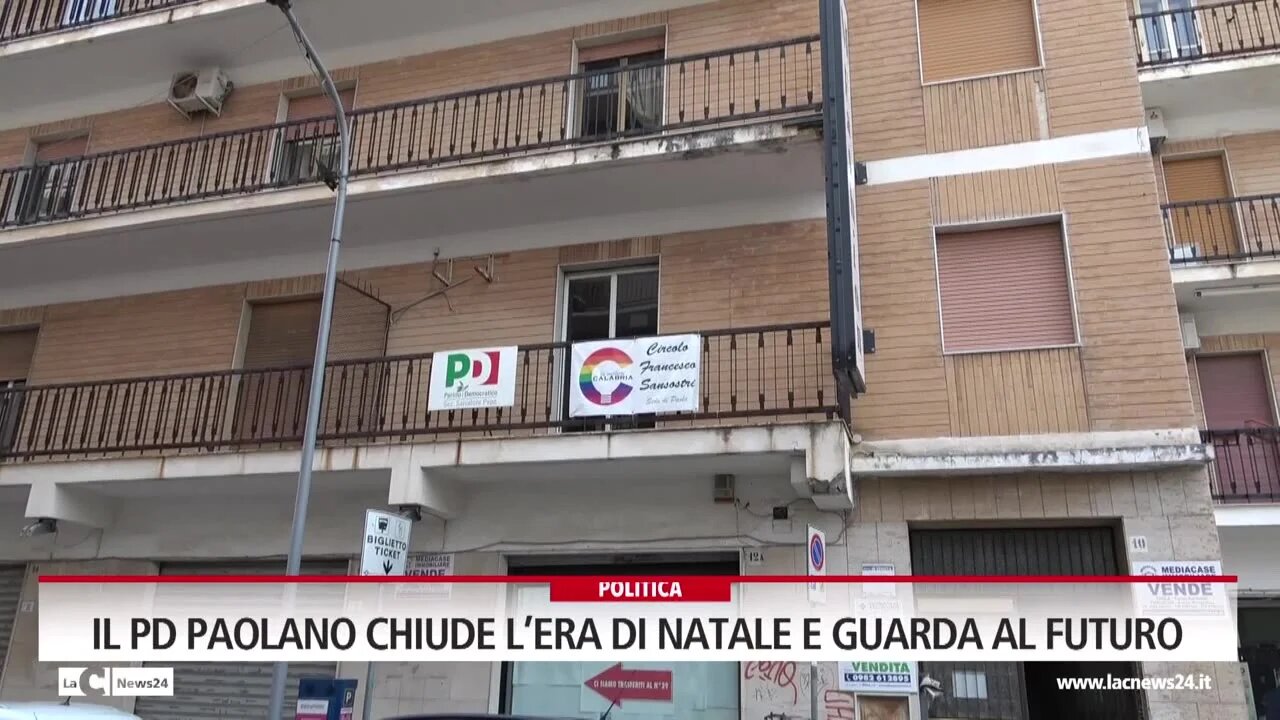 Il Pd paolano chiude l’era di Natale e guarda al futuro