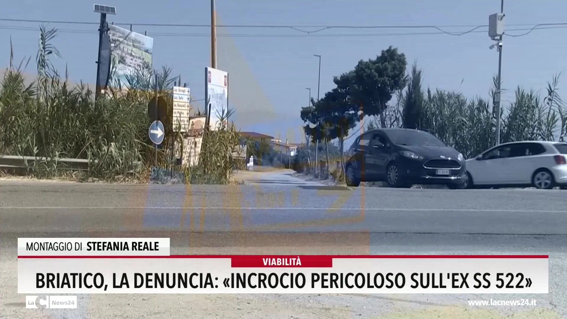 «Serve una rotatoria per salvare vite sulla Sp 95»: l'appello del Comitato civico di Briatico rilanciato da Alviano (Europa Verde) -Video