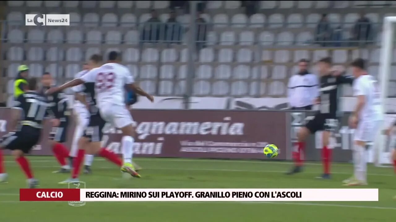 Reggina: mirino sui playoff. Granillo pieno con l'Ascoli