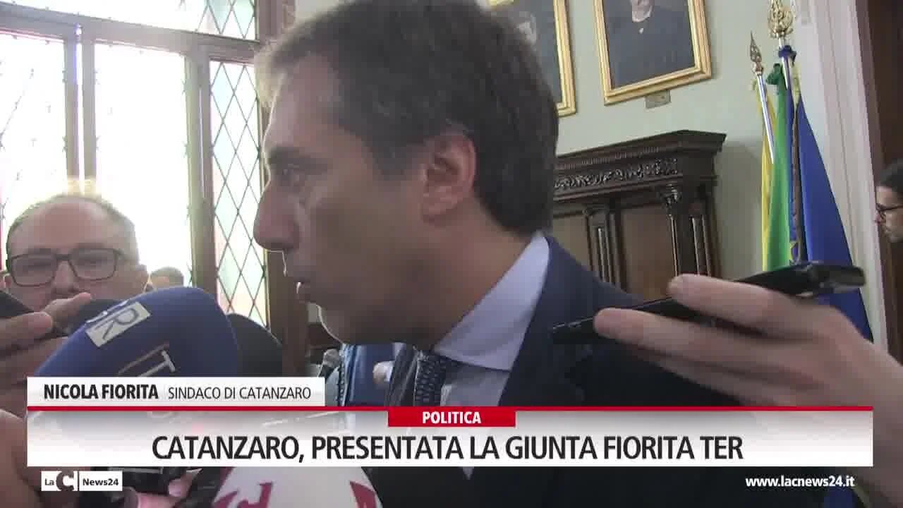 Catanzaro, presentata la giunta Fiorita Ter