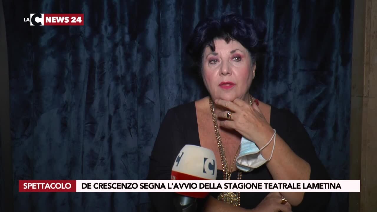 De Crescenzo segna l’avvio della stagione teatrale lametina