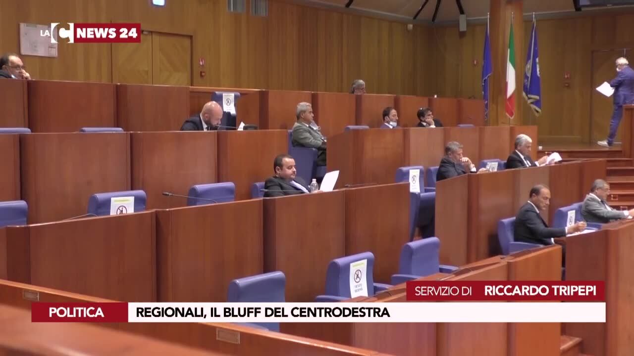 Regionali, il bluff del Centrodestra