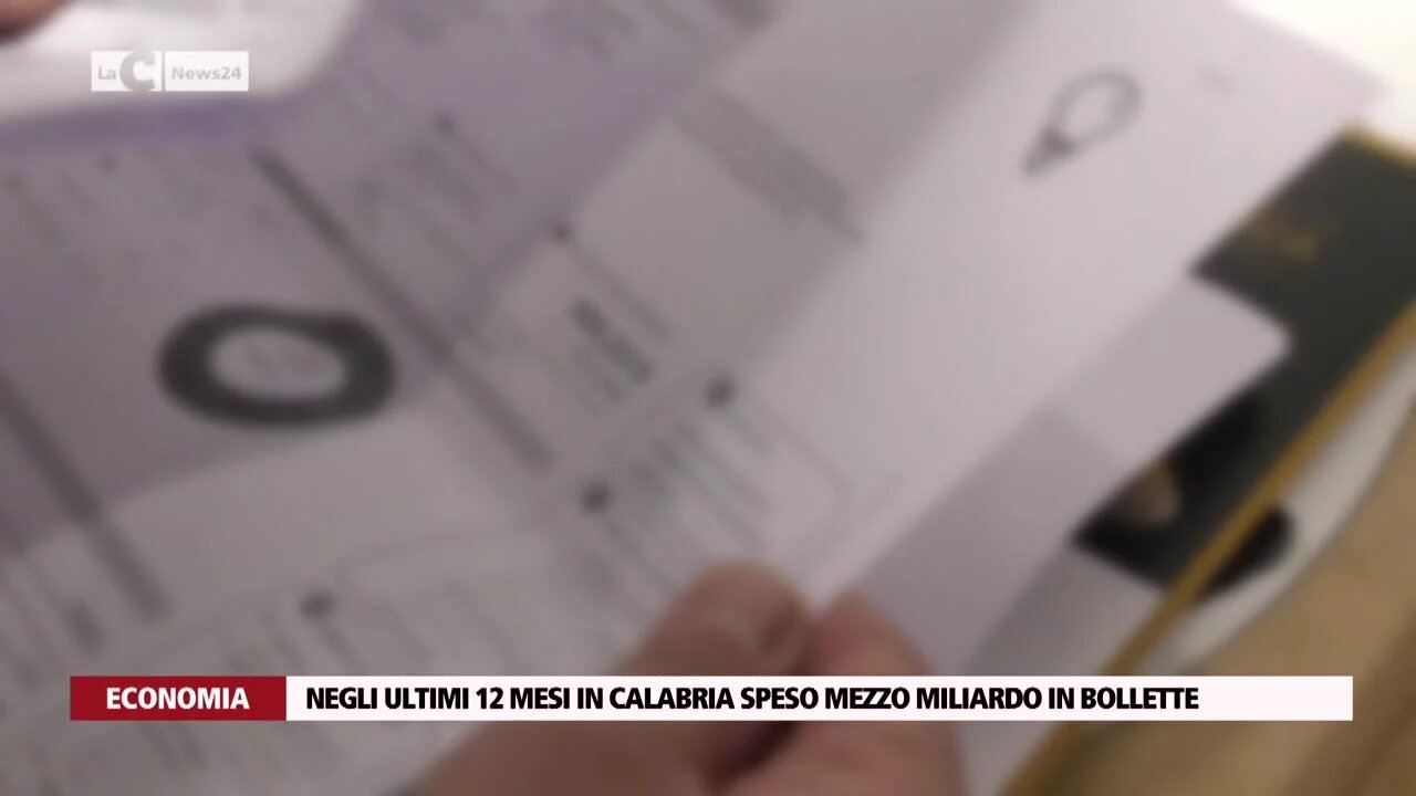 Negli ultimi 12 mesi in Calabria speso mezzo miliardo in bollette