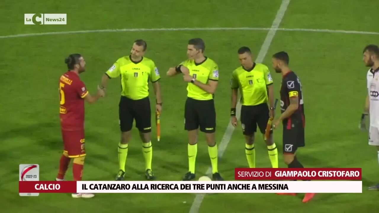 Il Catanzaro alla ricerca dei tre punti anche a Messina