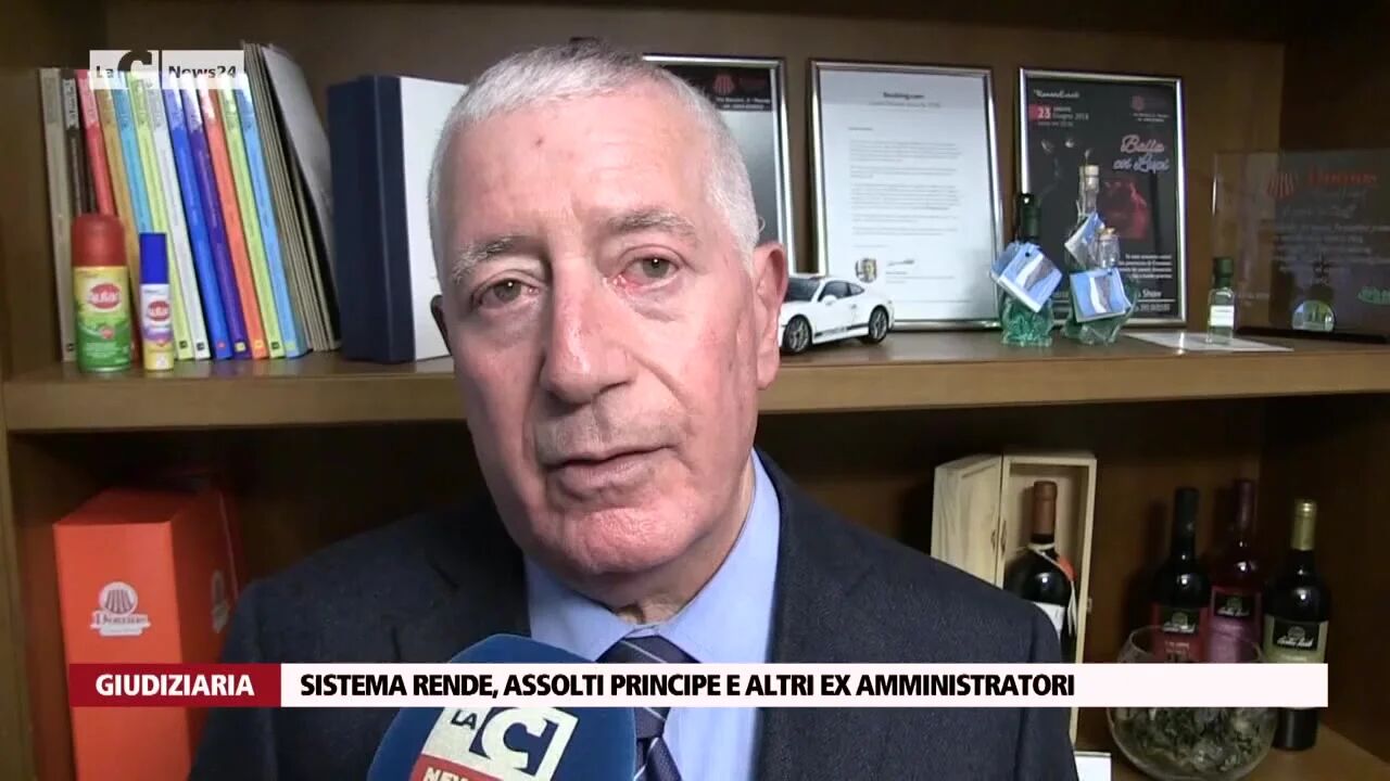 Sistema Rende, assolti Principe e altri ex amministratori