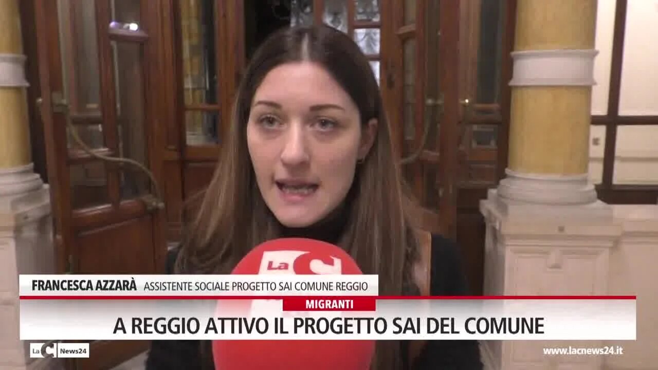 A Reggio attivo il progetto Sai del comune