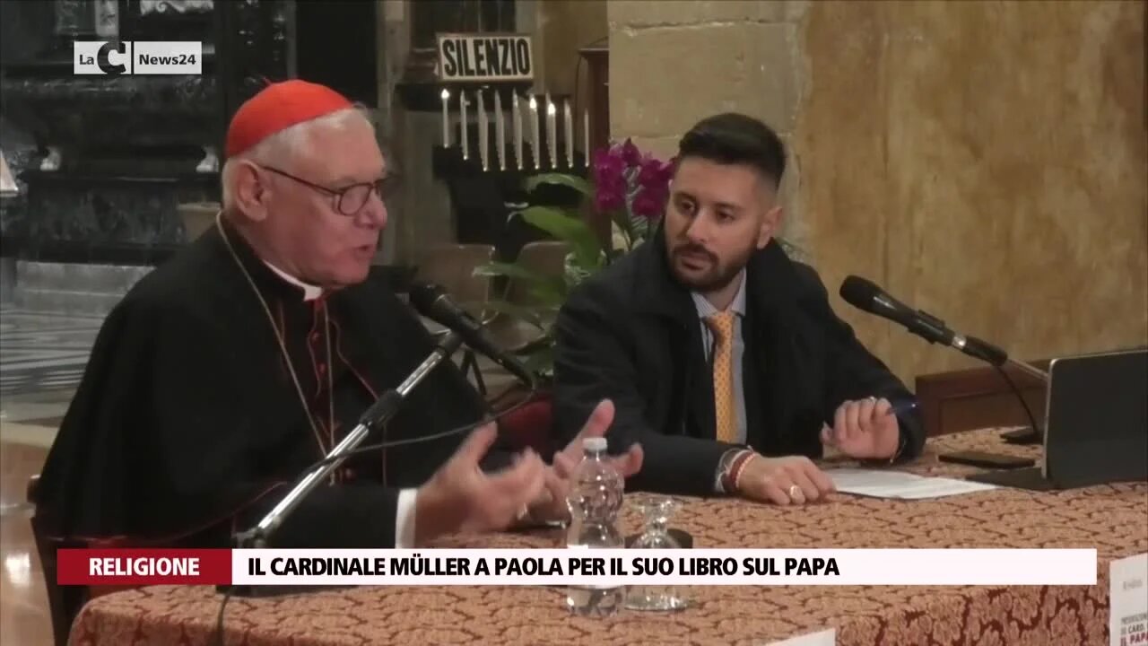 Il cardinale Müller a Paola per il suo libro sul papa