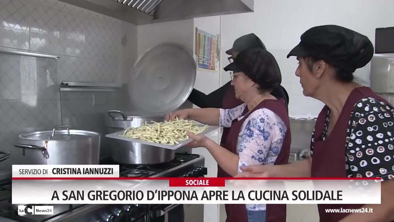 A San Gregorio d’Ippona apre la cucina solidale