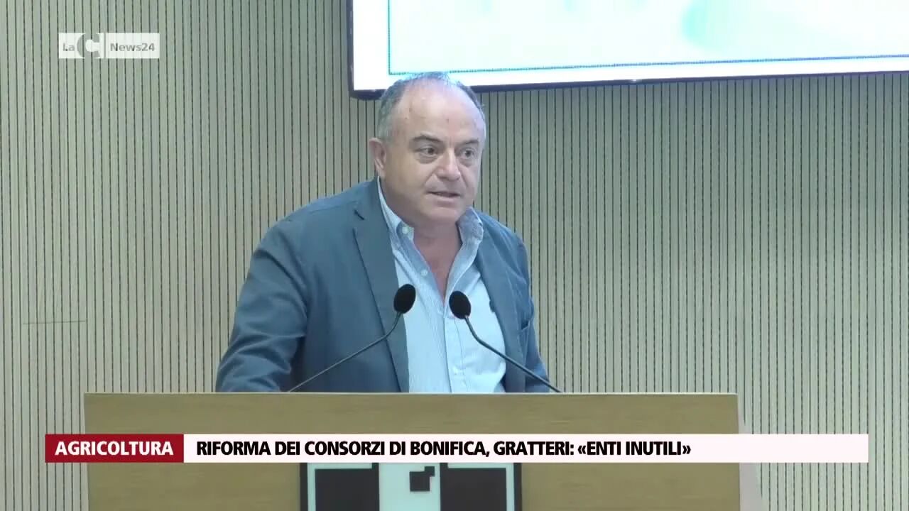 Riforma dei Consorzi di Bonifica, Gratteri: «Enti inutili»