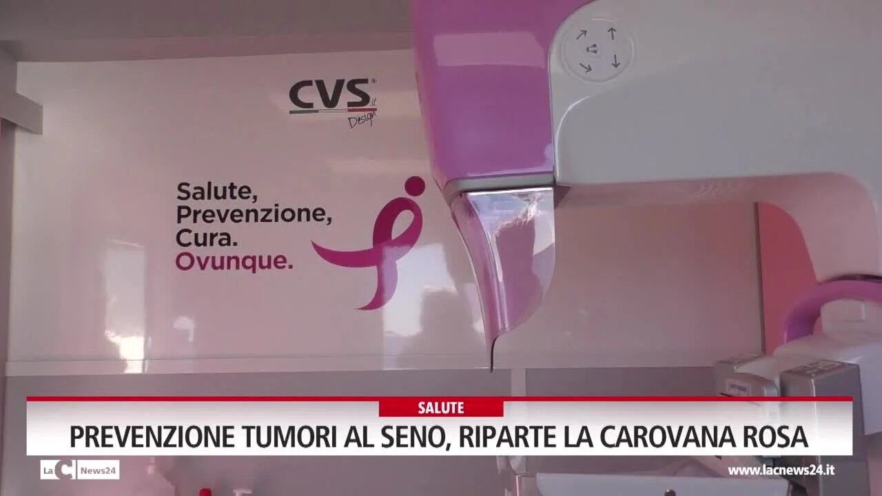 Prevenzione tumori al seno, riparte la carovana rosa