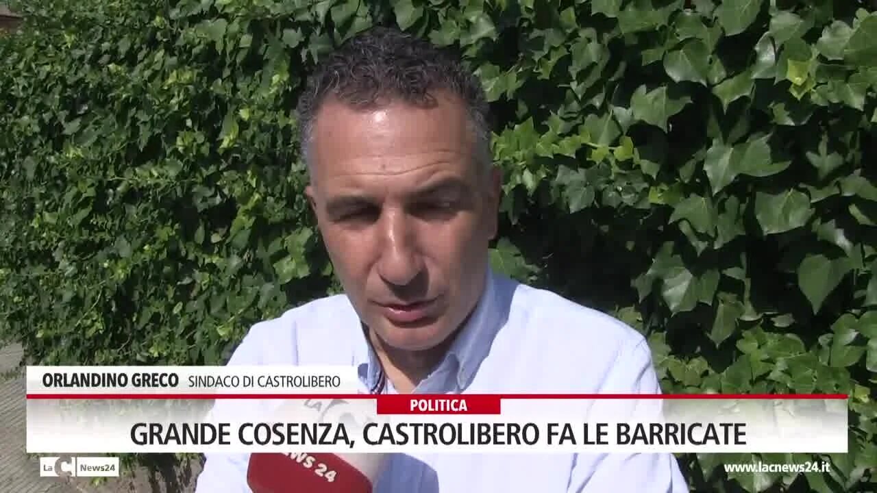 Grande Cosenza, Castrolibero fa le barricate