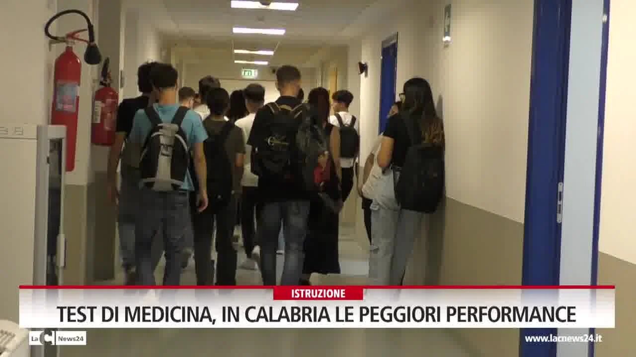 Test di medicina, in Calabria le peggiori performance