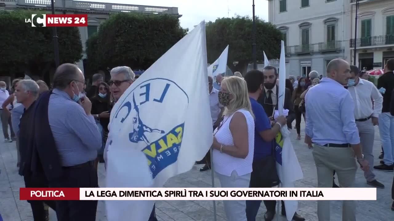 La Lega dimentica Spirlì tra i suoi governatori in Italia
