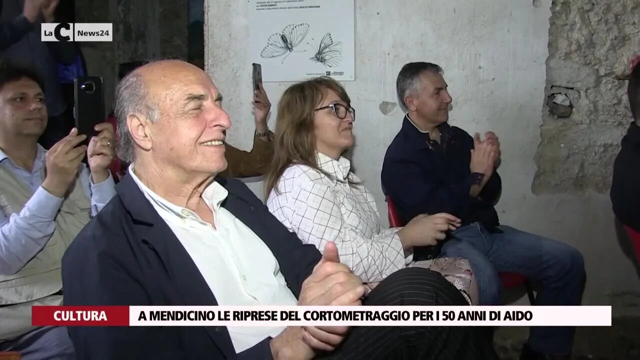 A Mendicino le riprese del cortometraggio per i 50 anni di Aido