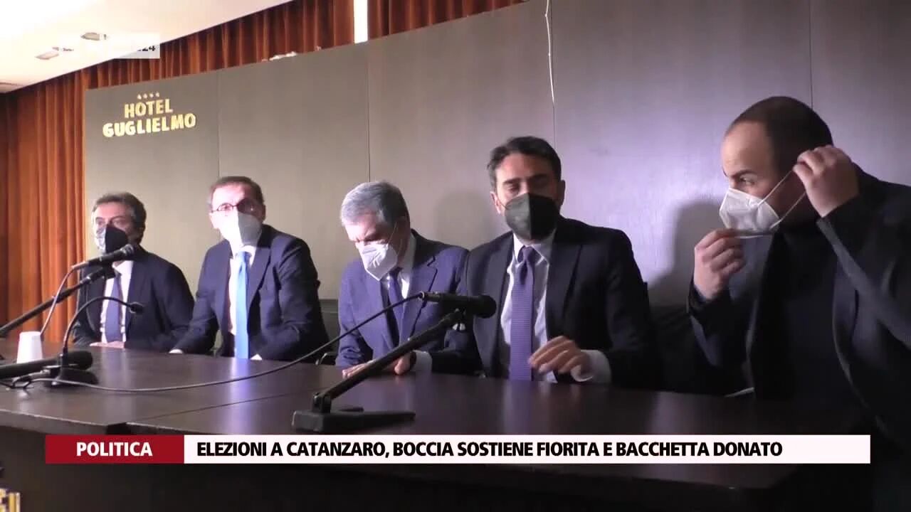 Elezioni a Catanzaro, Boccia sostiene Fiorita e bacchetta Donato