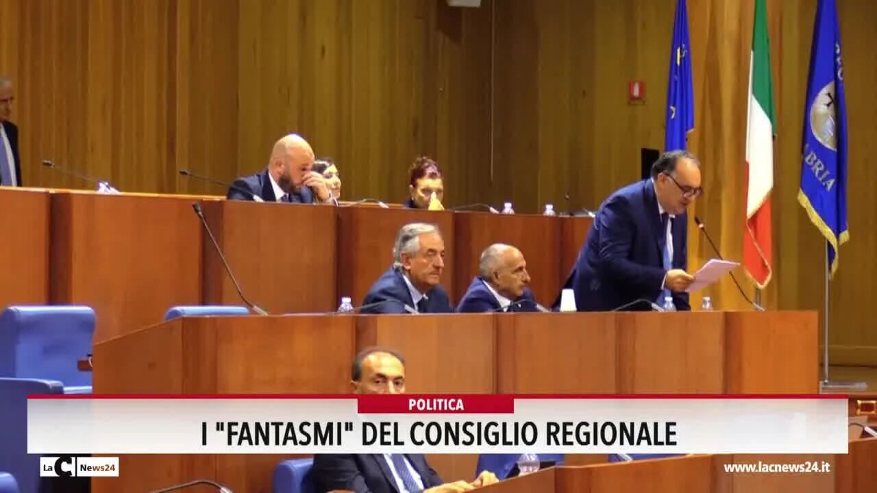 I fantasmi del Consiglio regionale
