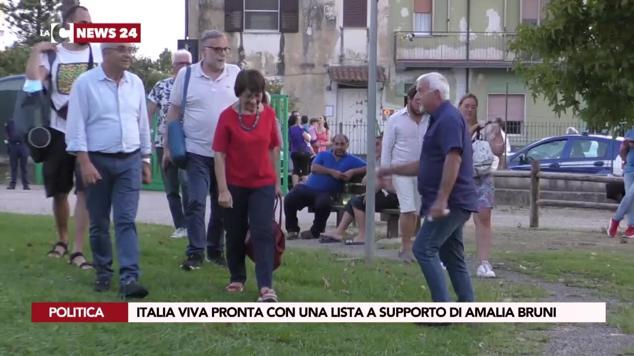 Italia viva pronta con una lista a supporto di Amalia Bruni