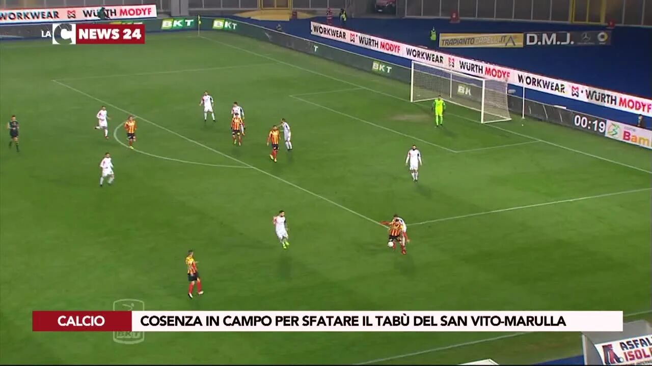 Cosenza in campo per sfatare il tabù del San Vito-Marulla