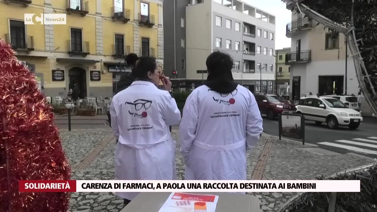 A Paola due giorni in piazza per raccogliere medicinali destinati ai bimbi bisognosi