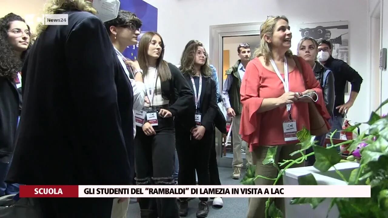 Gli studenti del “Rambaldi” di Lamezia in visita a LaC