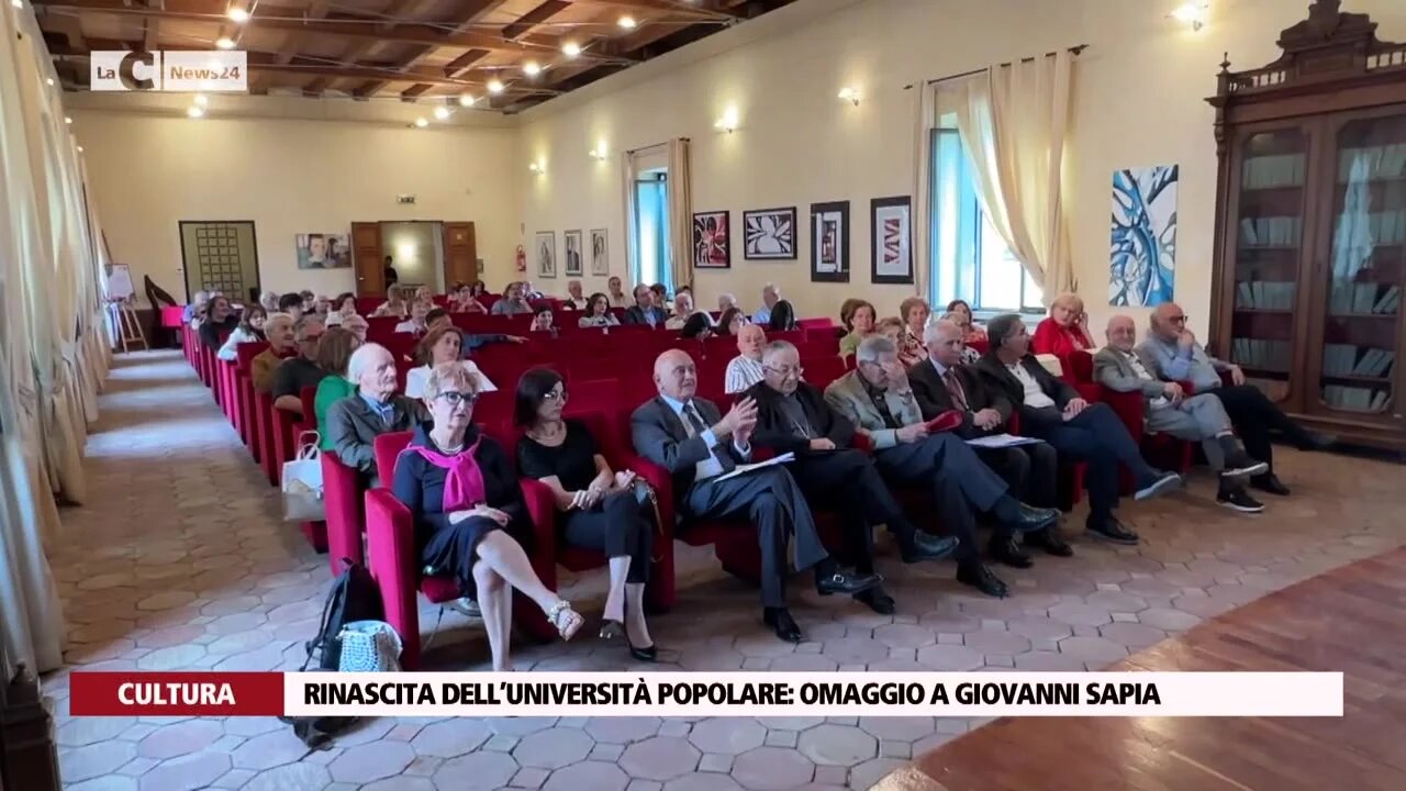 Rinascita dell’università popolare: omaggio a Giovanni Sapia