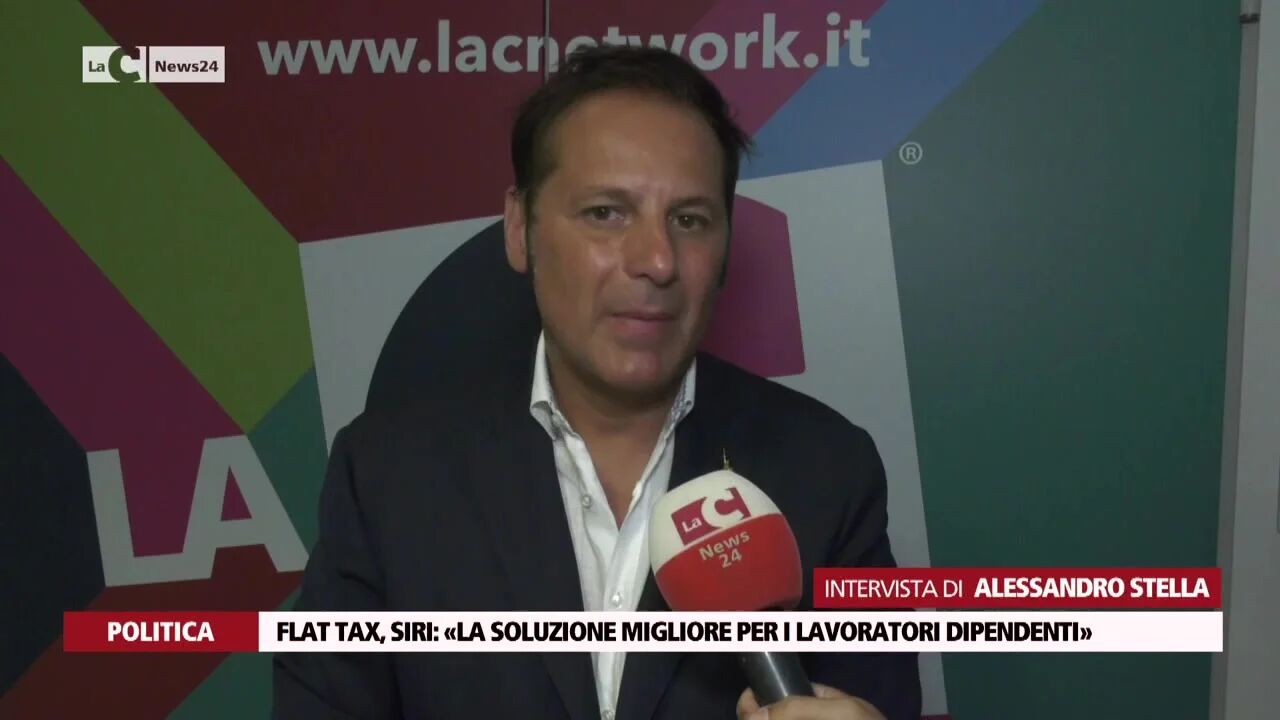 Flat tax, Siri: «La soluzione migliore per i lavoratori dipendenti»