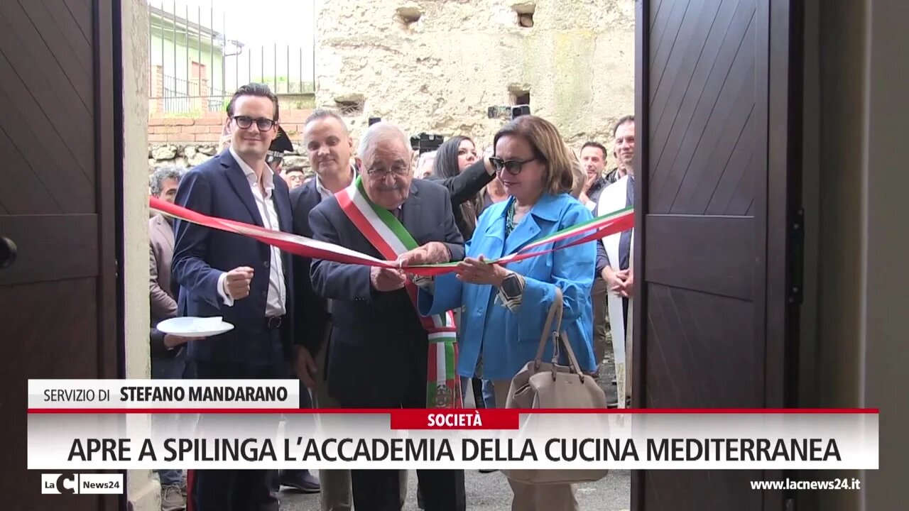 Apre a Spilinga l’Accademia della Cucina Mediterranea